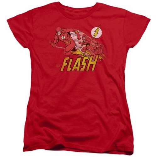 Trevco Dc-Crimson Comet - Short Sleeve Womens Tee - Red, 2X