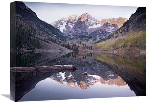 Global Gallery GCS-395915-1824-142 18 x 24 in. Maroon Bells Reflected 