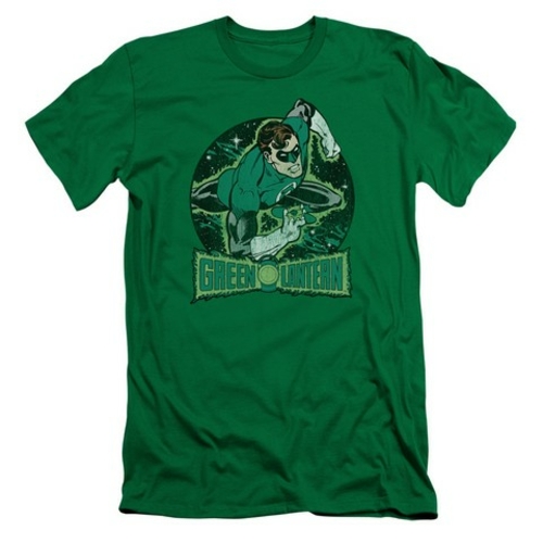 Trevco Dc-In The Spotlight - Short Sleeve Adult 30-1 Tee - Kelly Green