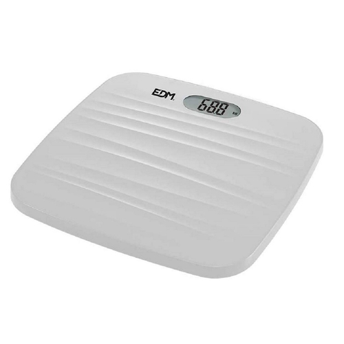 Digital Bathroom Scales EDM White polypropylene 180 kg (26 x 26 x 2