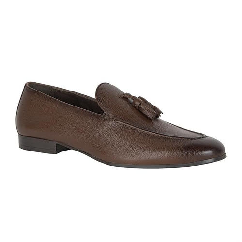 Genuine Leather Formal Slip on Loafers for Men - Durable (Size-UK-8
