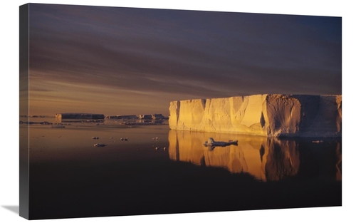 Global Gallery GCS-451330-2030-142 20 x 30 in. Tabular Icebergs At Sun