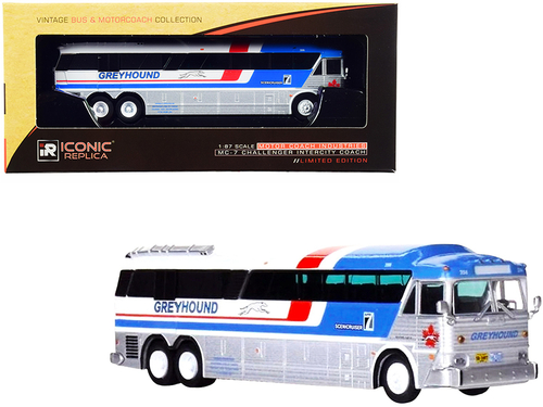 1970 MCI MC-7 Challenger Intercity Coach Bus \Greyhound Canada\" White