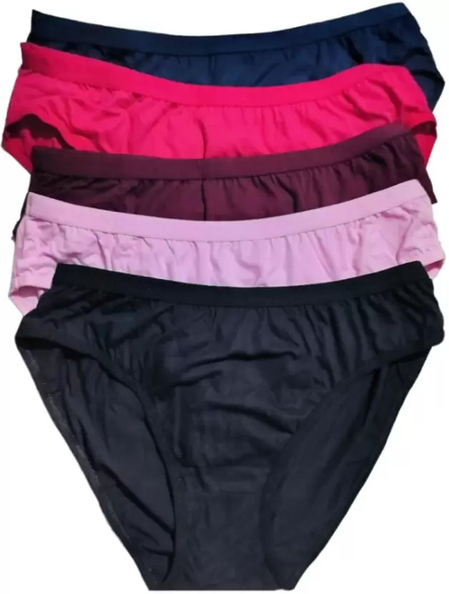 Pack Of 5 Women Hipster Multicolor Panty