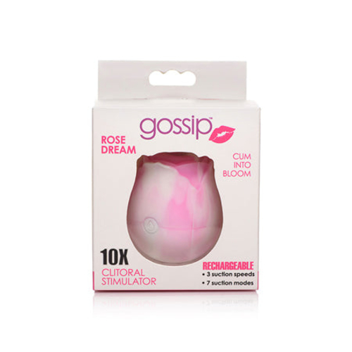 Curve Toys Gossip Cum Into Bloom Rechargeable Silicone Clitoral