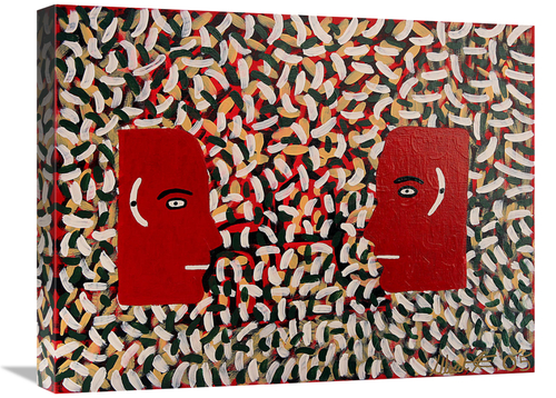 Global Gallery GCS-479467-1824-142 18 x 24 in. Red Heads Art Print - U