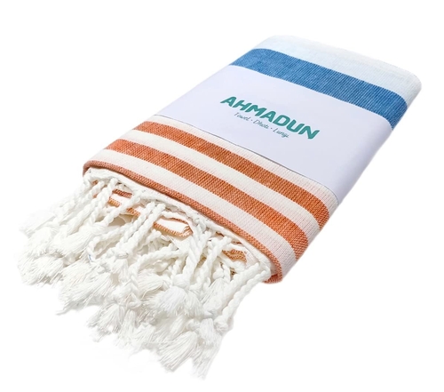 Bath and Hand Towel Large Size Classic and Multicolor Design Soft