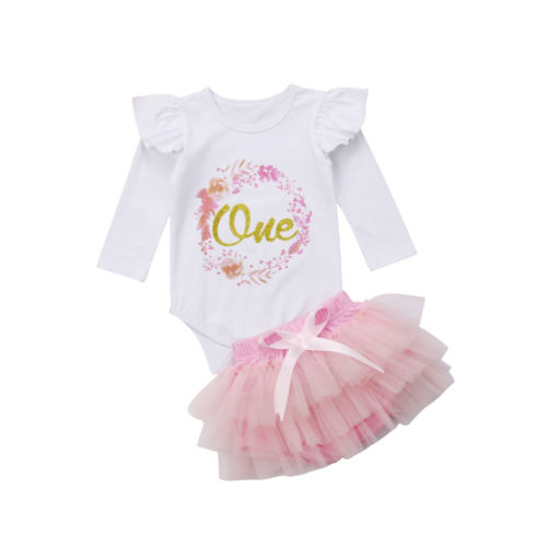 Cute Toddler Clothes Baby Girl 1st Birthday