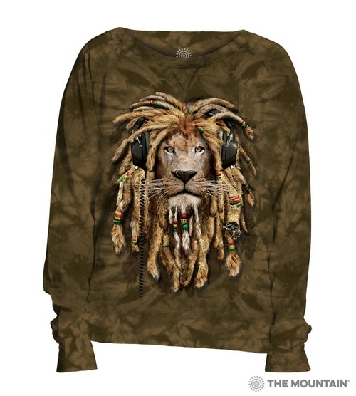 The Mountain 7431753 Green DJ Jahman Slouchies T-Shirt - Extra Large