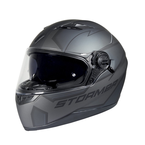 Helmet Stormer Pusher Blaze Black/Grey