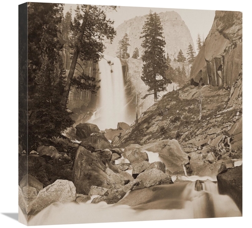 Global Gallery GCS-455371-22-142 22 in. Piwayac - Vernal Fall - 300 ft