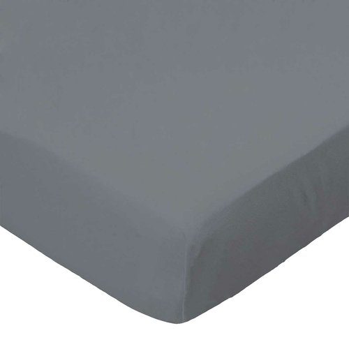 SheetWorld Fitted Bassinet Sheet - 100% Cotton Woven - Dark Grey