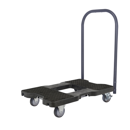 Snap-Loc SL1200P4TB 1200 lbs Professional E-Track Push Cart Dolly - Bl