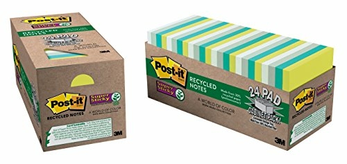 3M Office Products MMM65424SSTCP Sticky note Recycled Super Sticky Not