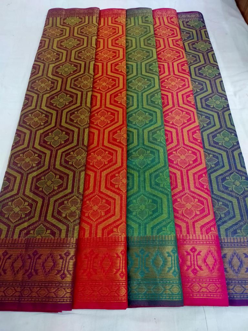 Women's Patola Saree Pack Of 5 Multicolor