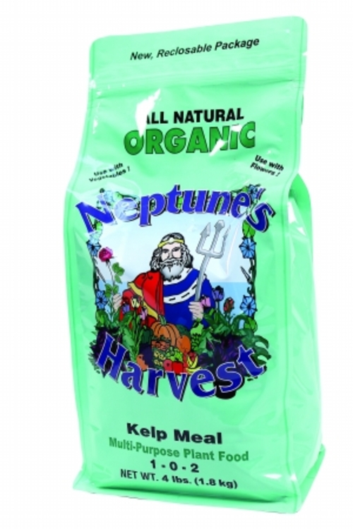 Neptunes Harvest Organic Kelp Meal 1-0-2 Multi Purpose Plant Food 4 Po