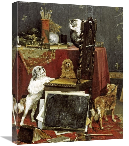 Global Gallery GCS-268624-22-142 22 in. Chaos in the Studio Art Print 