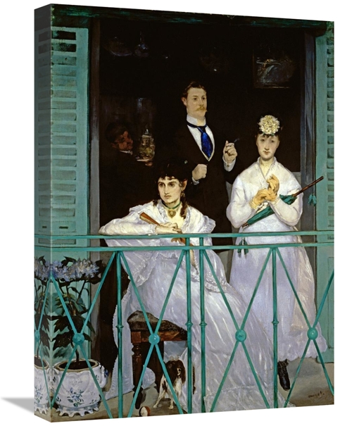 Global Gallery GCS-282393-22-142 22 in. The Balcony Art Print - Edouar