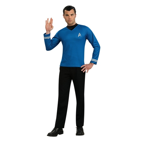 Rubies Costumes 284321 Star Trek Movie 2009 Blue Shirt Adult Costume -