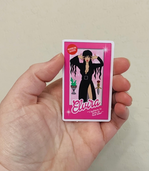 Elvira Horror Doll- Horror Dolls Stickers/Magnet