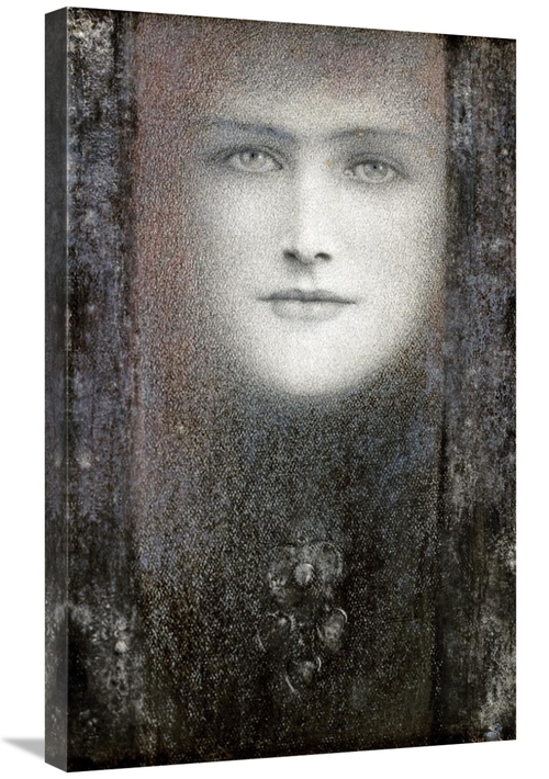 Global Gallery GCS-266667-30-142 30 in. The Mask with a Black Curtain 