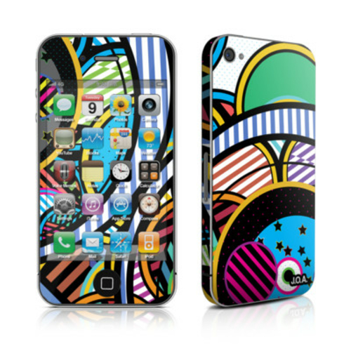 DecalGirl AIP4-HHOOPS DecalGirl iPhone 4 Skin - Hula Hoops