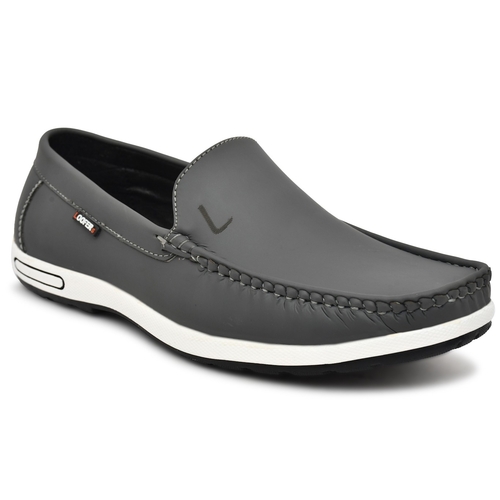 Men loafers shoes stylish juti boys  (Size-UK-9) (Color-LIGHT GREY)