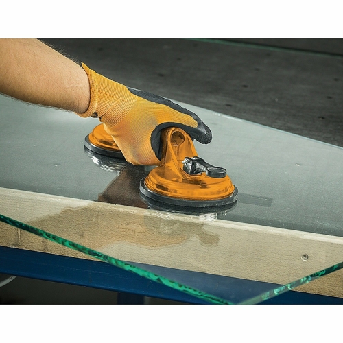 2x 100kg Aluminum Alloy Double Locking Suction Cup Glazer Glass Sucker