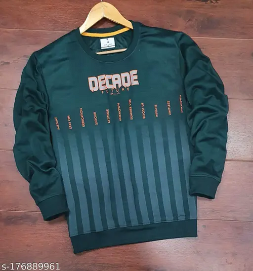 Printed Fleece Sweatshirts For Men