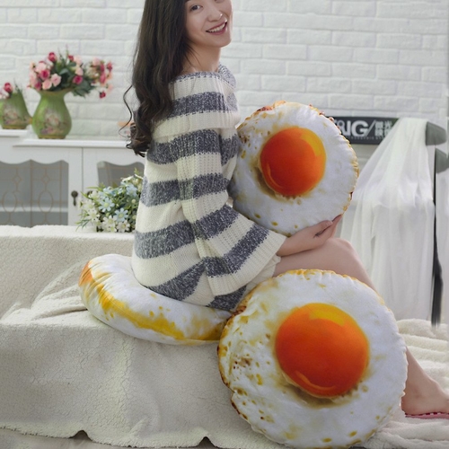 Fried Egg Cushion Pillow