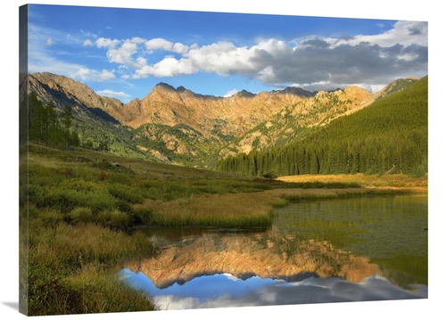 Global Gallery GCS-396010-3040-142 30 x 40 in. Mt Powell & Piney Lake&