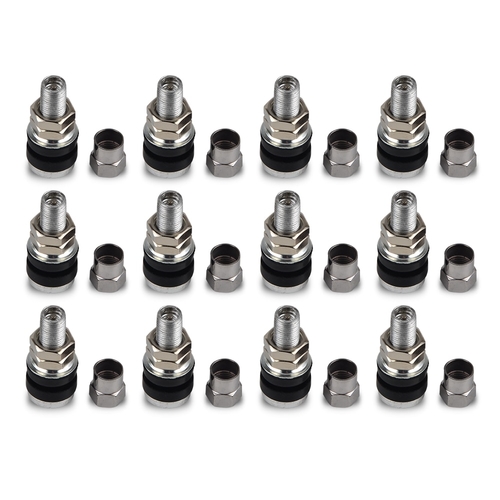 12PCS ATV UTV Chrome Valve Stems Bolt for Polaris