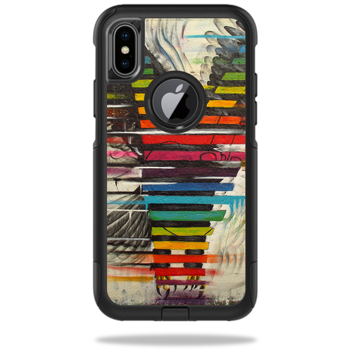 MightySkins OTCIPX-rainbow eagle Skin for Otterbox Commuter iPhone X o