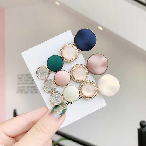 New Ins Sweet Women Girls Acrylic Geometric