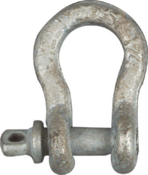 Stanley N223-669 0.25 in. Anchor Shackle With Screw Pin- Galvanized