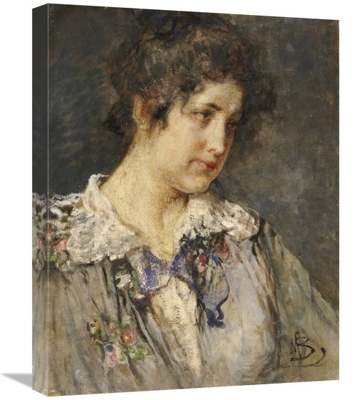 Global Gallery GCS-267701-22-142 22 in. Portrait of a Woman Art Print 