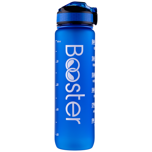 Booster water bottle, BPA Free, Tritan, 1000ml, Sports, Blue
