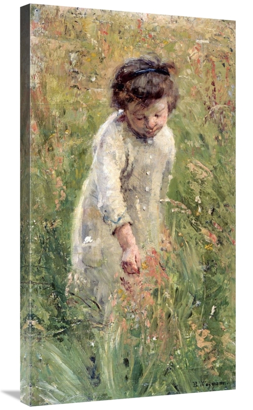 Global Gallery GCS-268666-36-142 36 in. Picking Flowers Art Print - Be