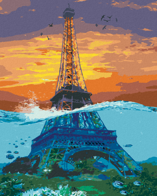 Paint by Numbers - EIFFEL TOWER UNDERWATER