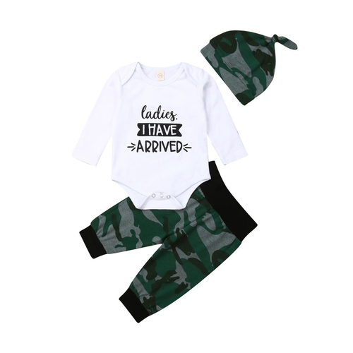 0 24M Baby Boys 3Pcs Outfits Newborn Kids Baby Boy