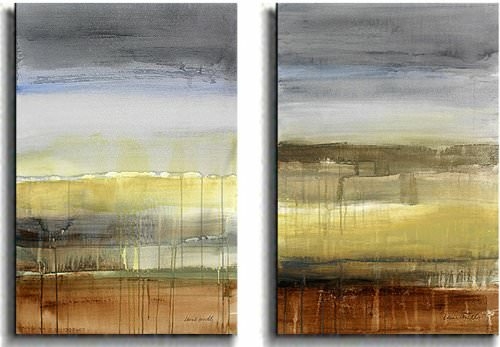 Artistic Home Gallery 1218AM123SG Summer Rain by Lanie Loreth 2-Piece 