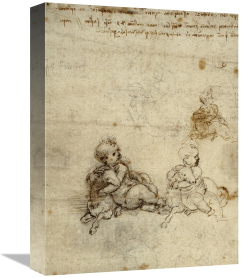 Global Gallery GCS-454787-1216-142 12 x 16 in. Studies for the Christ 