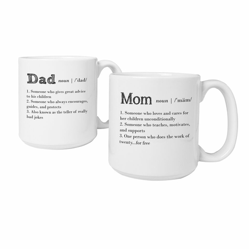 Cathys Concepts MF16-3900 20 oz. Parent Definition Large Coffee Mugs S