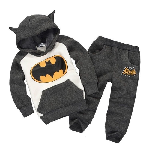 Autum Winter Warm Hoodie Kids Boys Girls Batman