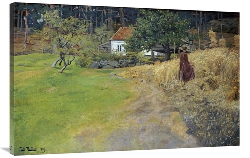 Global Gallery GCS-268579-44-142 44 in. Haymaking, Stord Art Print