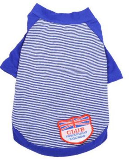 HOOPET Dog Sailor Suit Striped T-shirt Pet Dog