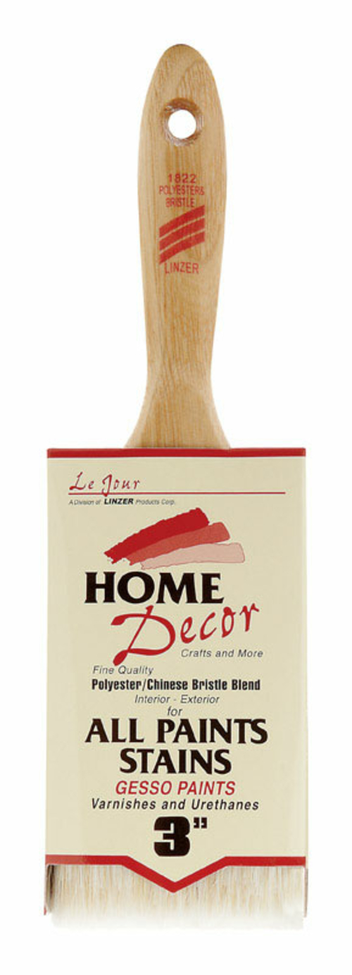 Linzer 1822-3 3 in. Home Decoration Paint Brush- pack of 12