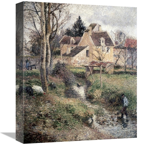 Global Gallery GCS-279433-16-142 16 in. Stream at Osny Art Print - Cam