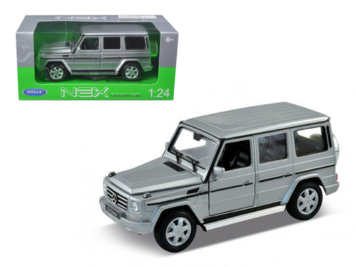 Mercedes Benz G Class Wagon Silver 1/24-1/27 Diecast Model Car by