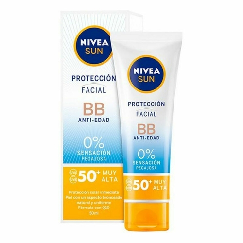 Facial Sun Cream BB Nivea Spf 50 (50 ml) (Lady) (Unisex)